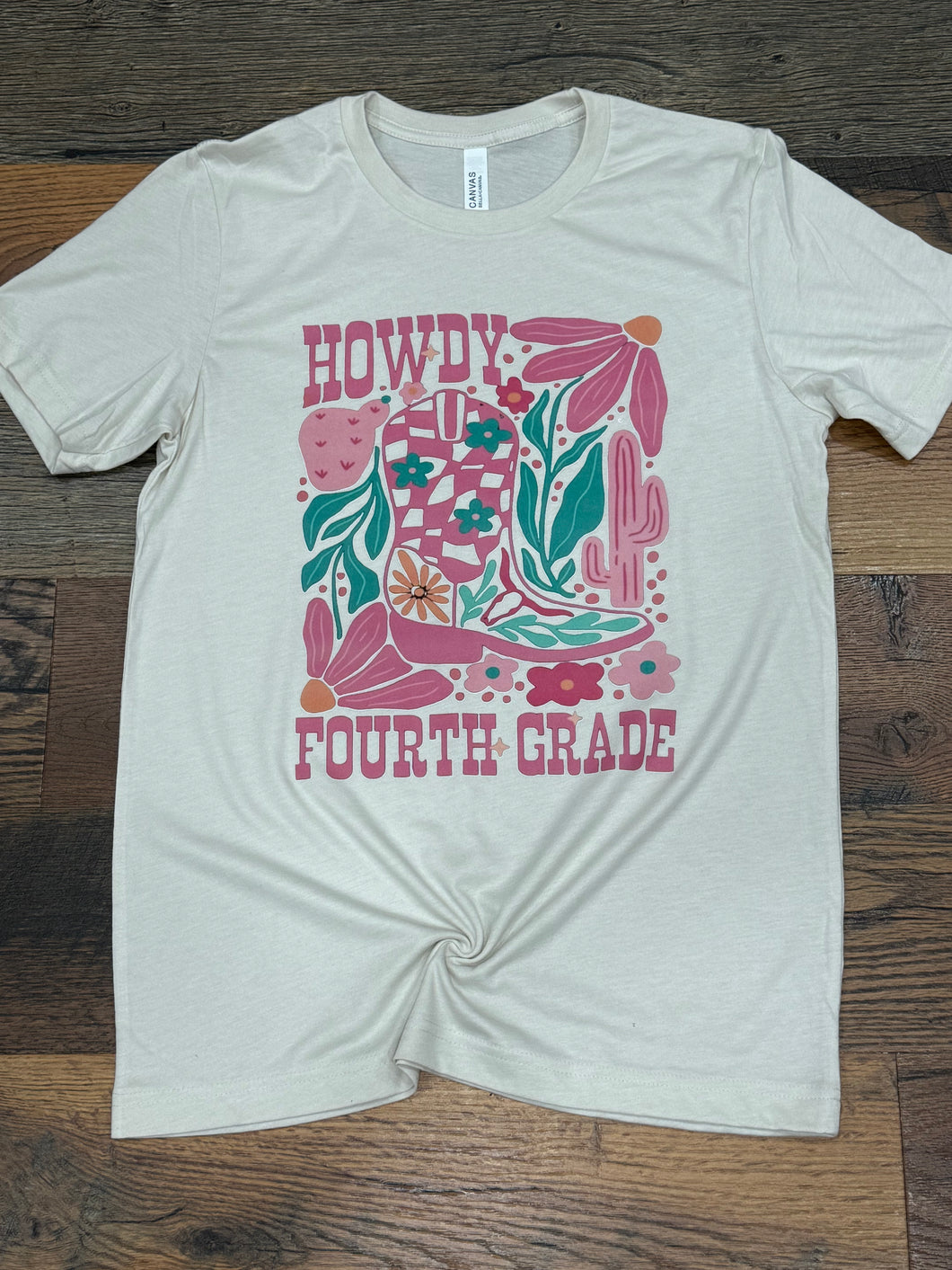 Howdy fourth grade Ivory Tee