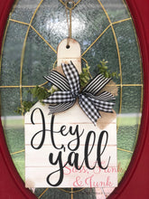 Load image into Gallery viewer, Hey Y&#39;all Cow Tag Hanger
