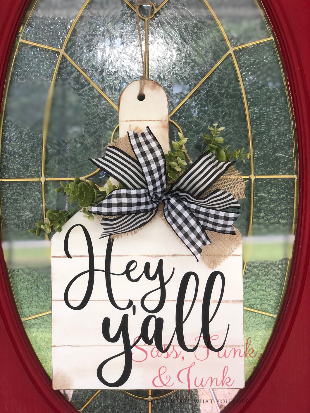 Hey Y'all Cow Tag Hanger